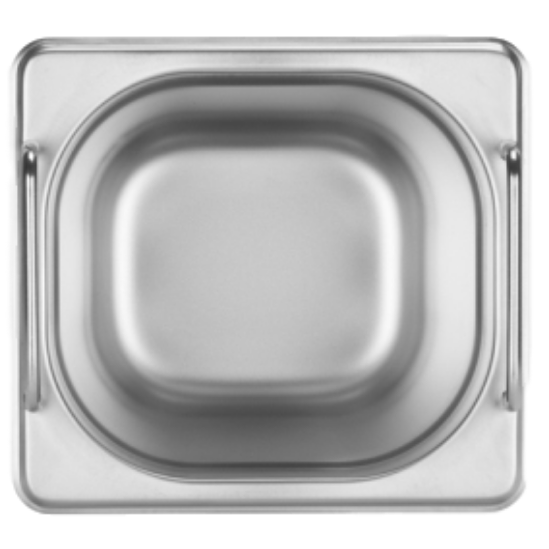Cuba GN 1/6 150mm com Alça em Aço Inox 201 Gourmet Mix