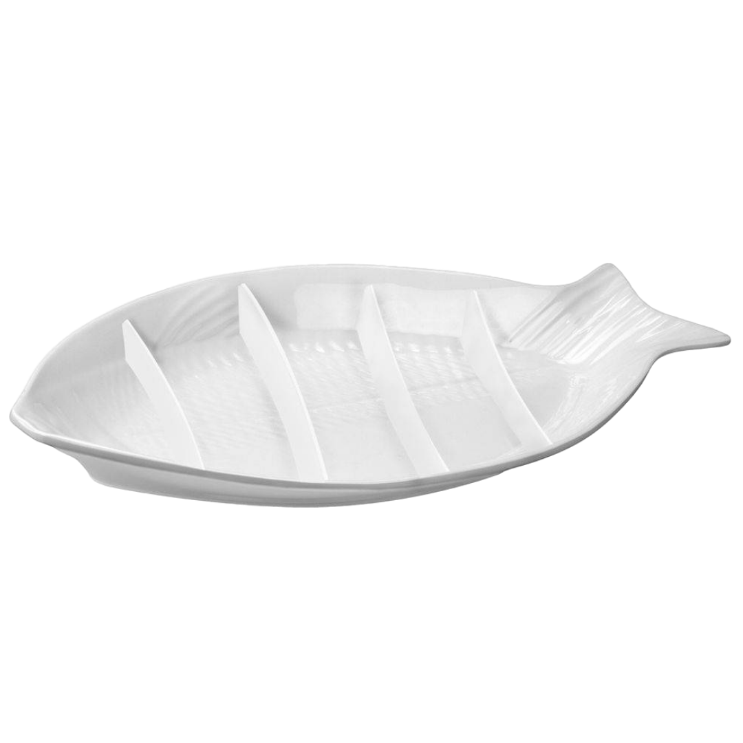 Travessa Melamina Peixe 59 cm Gourmet Mix