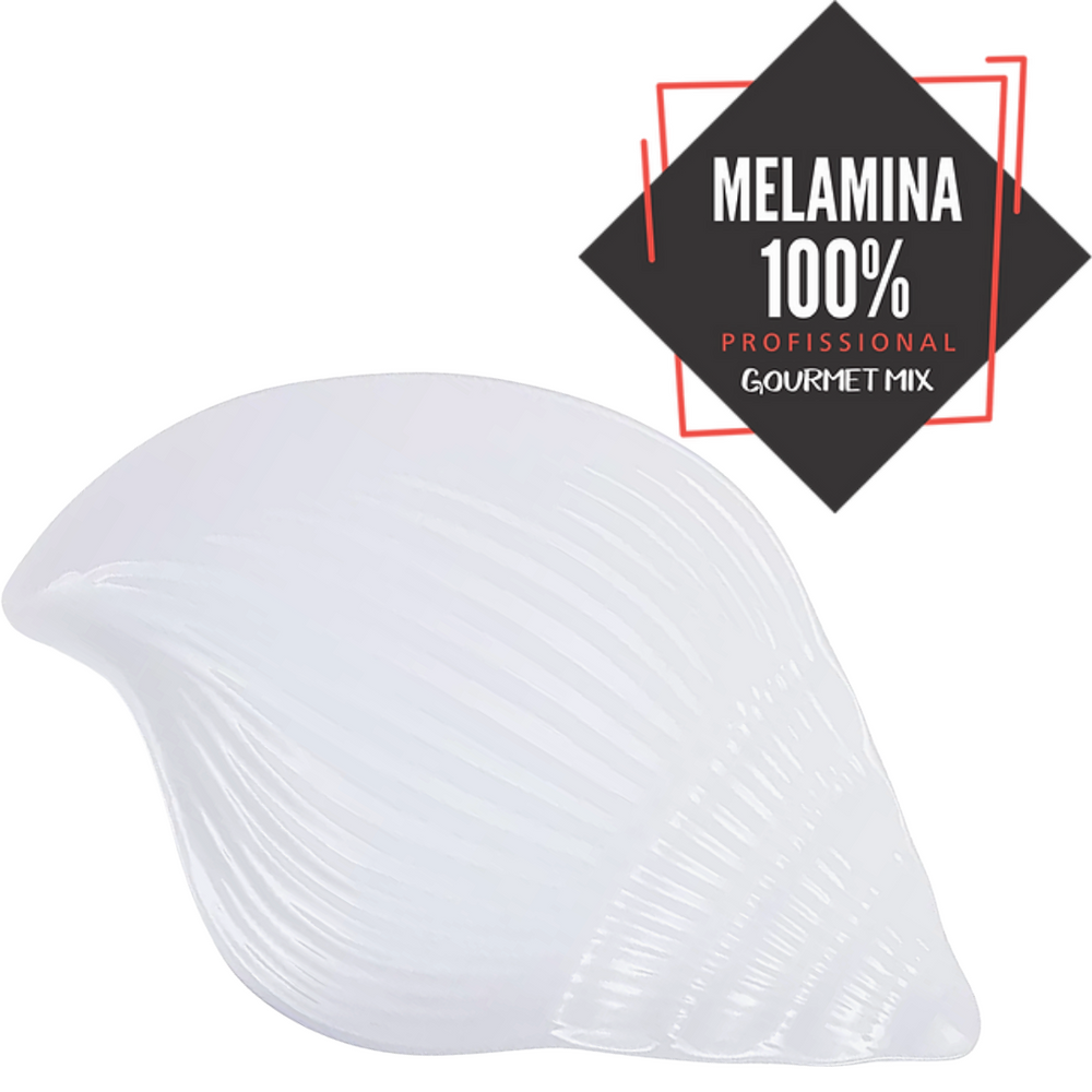 Travessa Concha Rasa Melamina Profissional 40cm Gourmet Mix