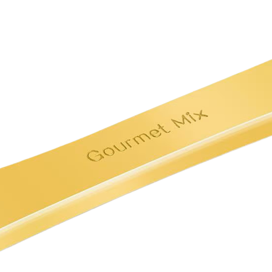 Faca Mesa Elite Cor Ouro 23cm Aço Inox Pesado Gourmet Mix