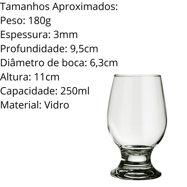 Taça Paulista Para Cerveja 300 ML de Vidro Main Image