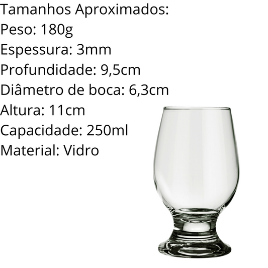 Taça Paulista Para Cerveja 300 ML de Vidro