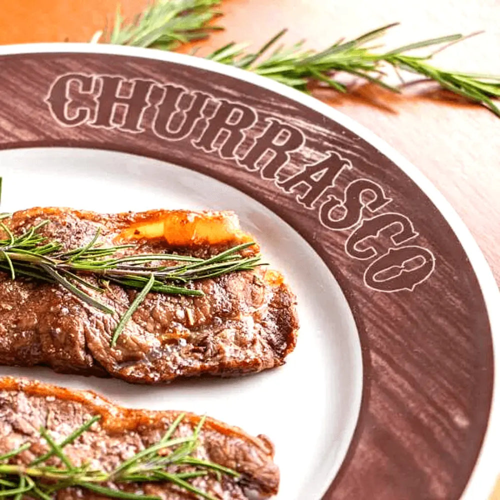 Prato Raso Churrasco Oxford Porcelana Oxford