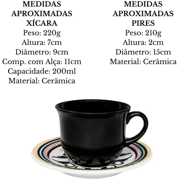 Xicara De Chá Floreal Luiza C/ Pires Oxford Main Image