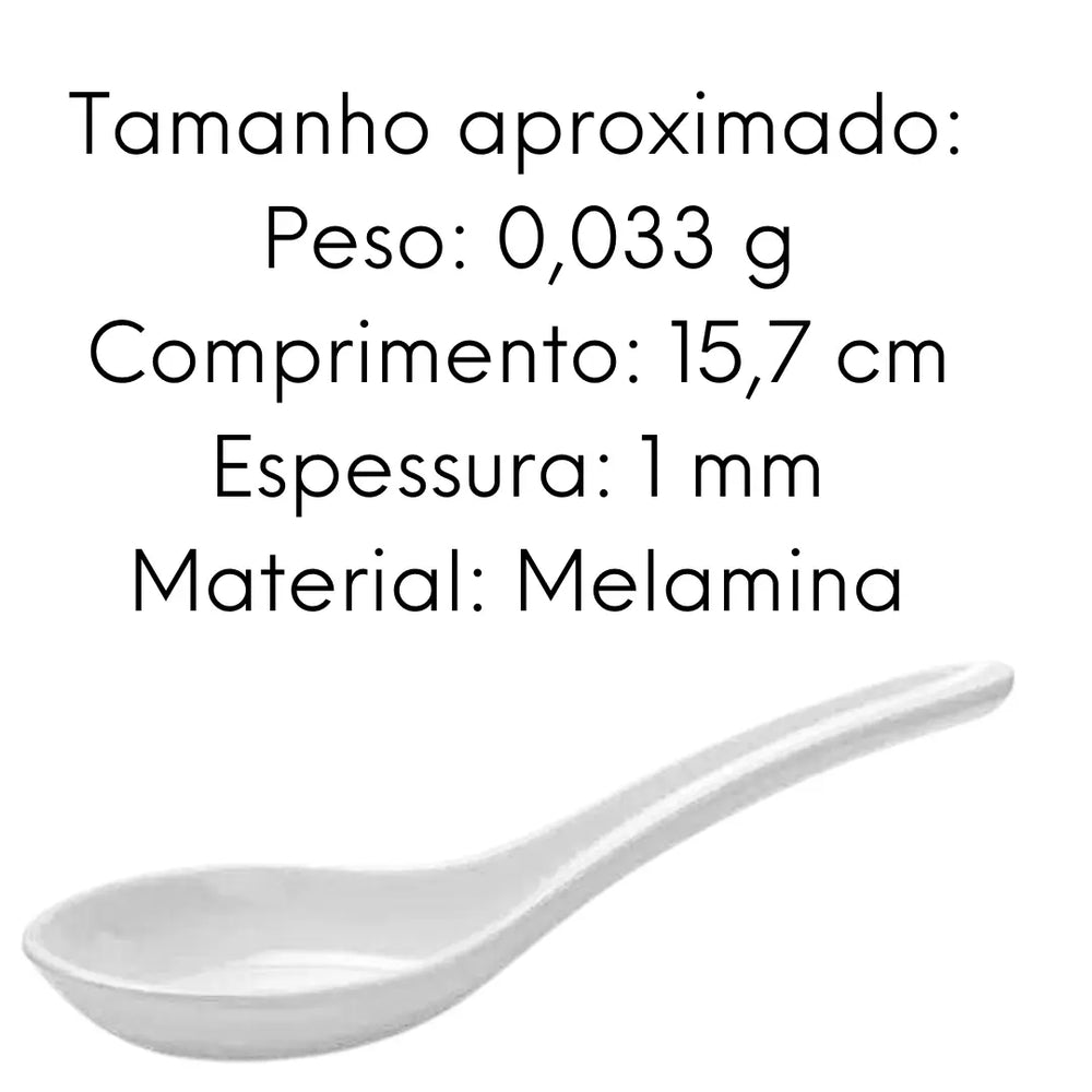 Colheres P/ Finger Food De Melamina Oxford