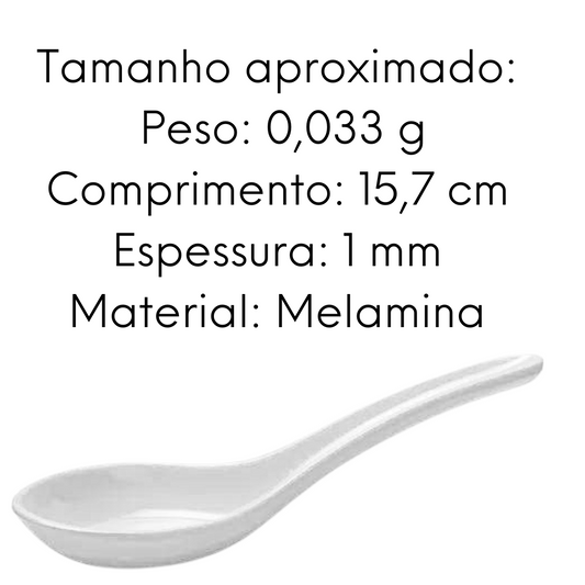 Colheres P/ Finger Food De Melamina