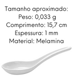 Colheres P/ Finger Food De Melamina