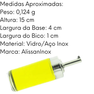 Galheteiro de Aço Inox 100 ML Revestida Alissan