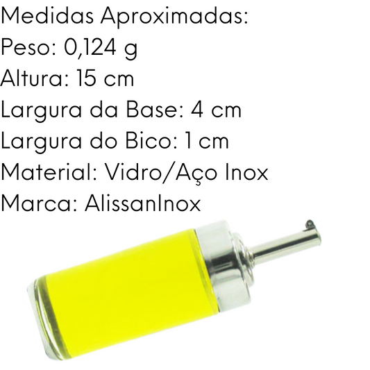 Galheteiro de Aço Inox 100 ML Revestida