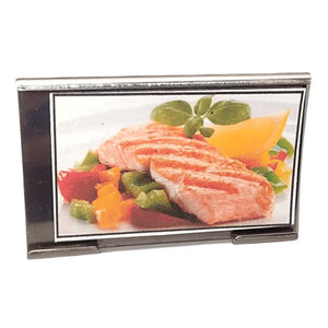 Display de mesa em Inox PQ 8cm Alissan