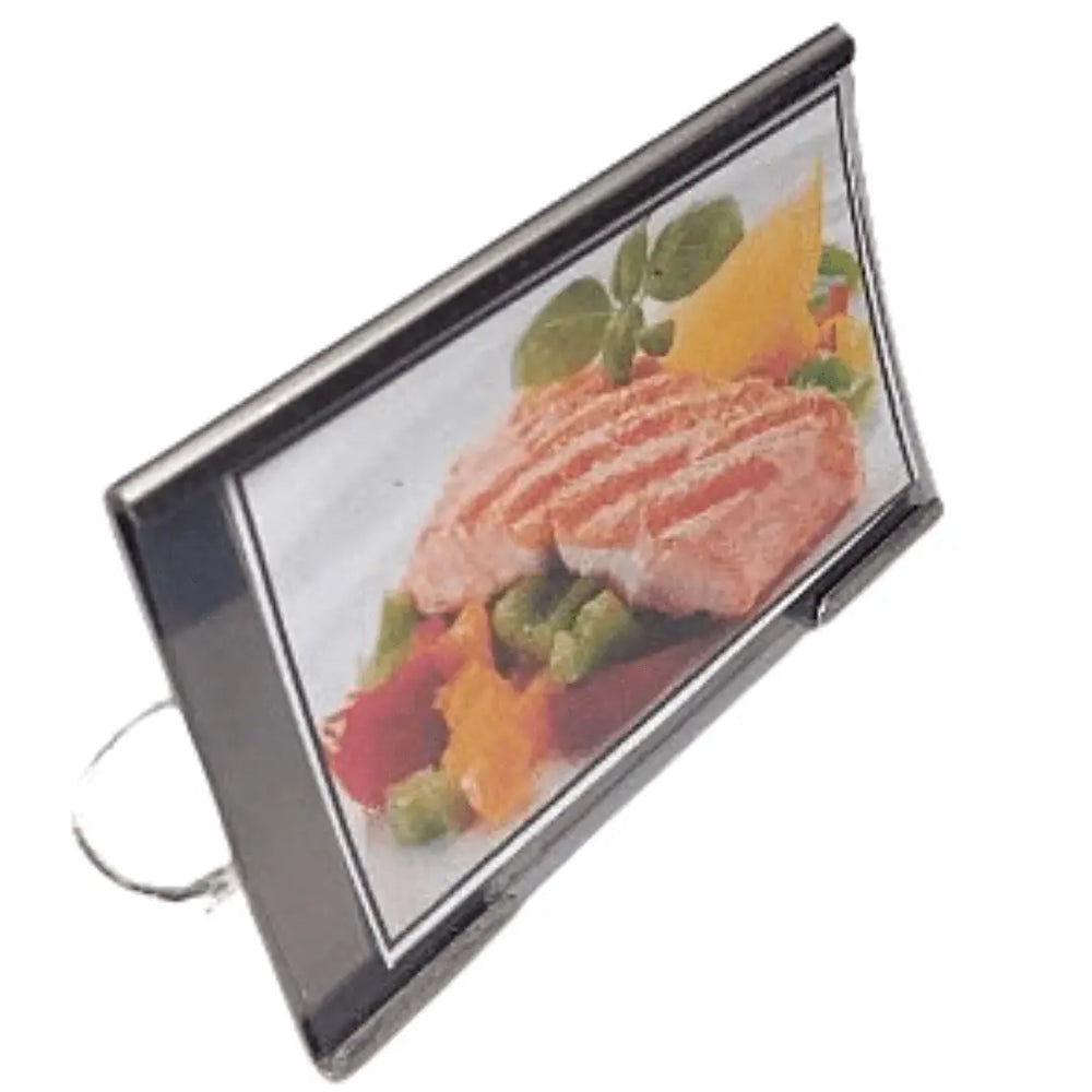 Display de mesa em Inox PQ 8cm Alissan