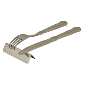 Descanso De Talheres de Aço Inox com 8 cm Alissan