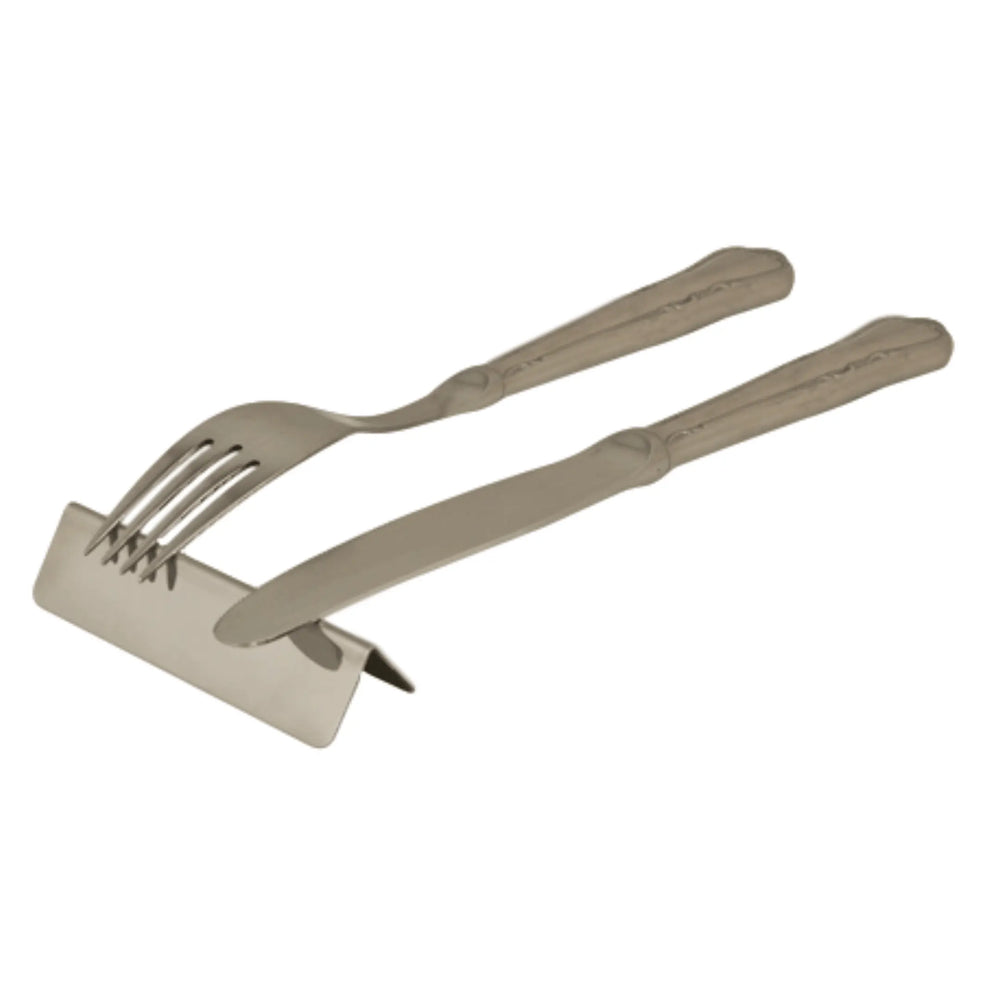 Descanso De Talheres de Aço Inox com 8 cm Alissan