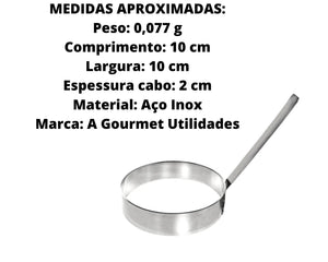 Aro Modelador Inox D/Ovo Alissan
