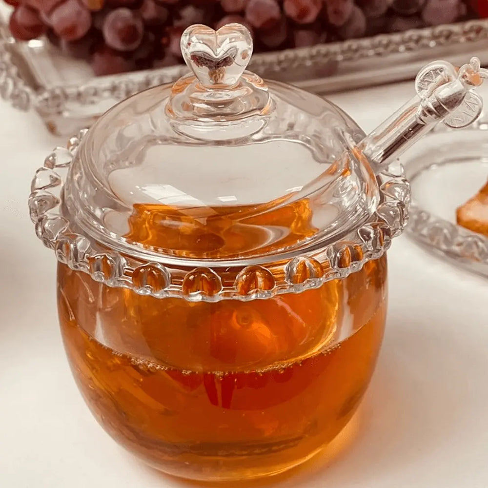 Meleira Coração Lyor C/ Pegador Abelha Lyor