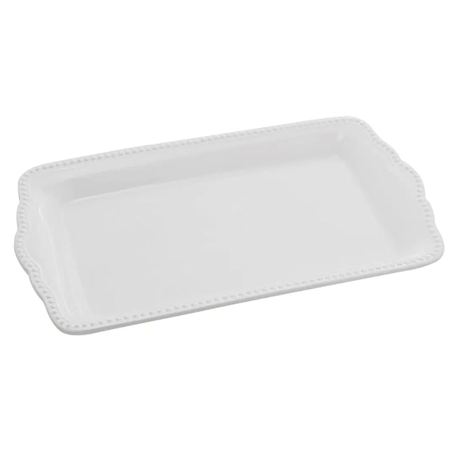 Bandeja Dots Cerâmica Retangular Lyor Hover Image