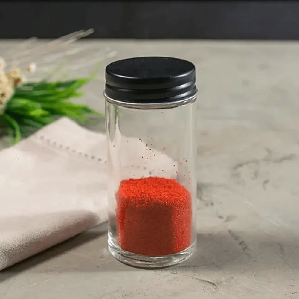 Pote Saleiro 80ml Em Vidro Tampa Sortida C/ Furos Lyor