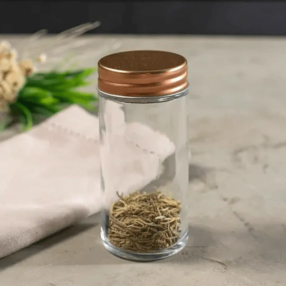 Pote Saleiro 80ml Em Vidro Tampa Sortida C/ Furos Lyor