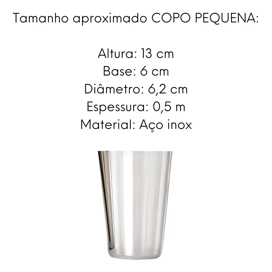 Coqueteleira Aço inox Profissional 750 ML Lyor