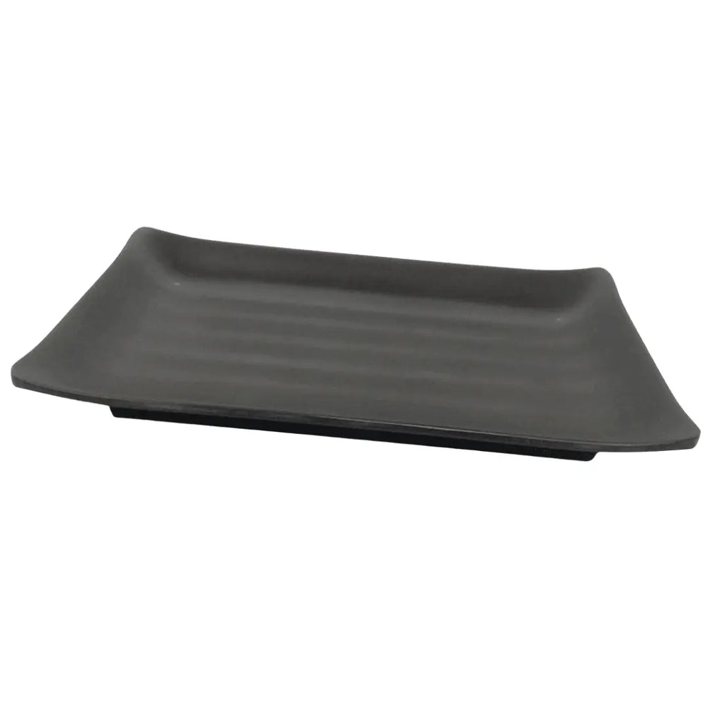 Travessa Retangular Melanina 25 Cm Preto Tóquio Lyor