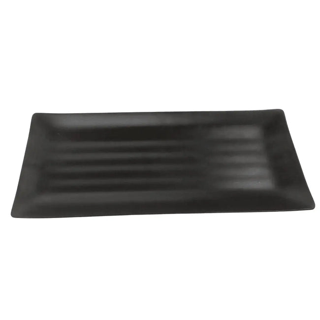 Travessa Melanina Retangular Toquio Preta Sushi Lyor Hover Image