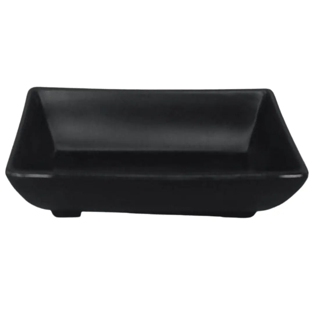 Porta Shoyu Retangular Melanina Tóquio Preto Lyor