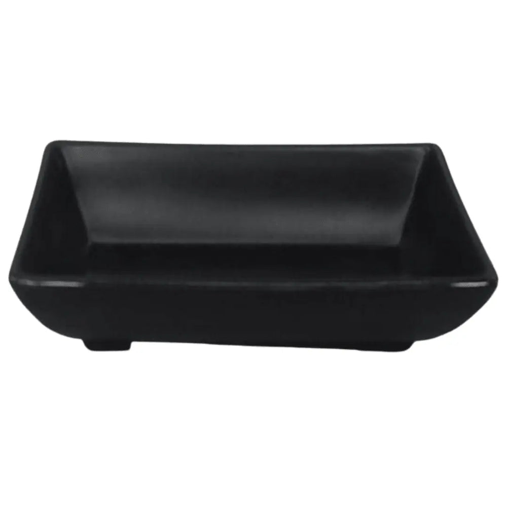 Porta Shoyu Retangular Melanina Tóquio Preto Lyor