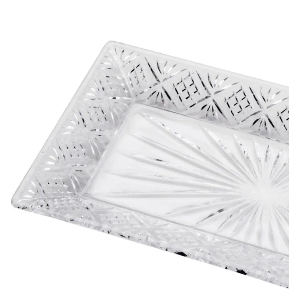 Prato Retangular Em Vidro Dublin Lyor Lyor