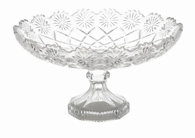 Centro de Mesa com Pé Diamond de Vidro Lyor Hover Image