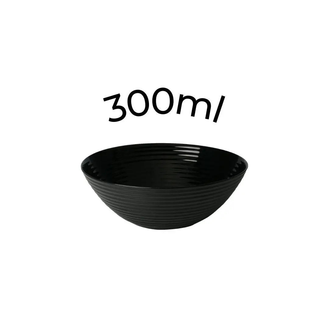 Bowl de Vidro Harena Black 16cm Lyor