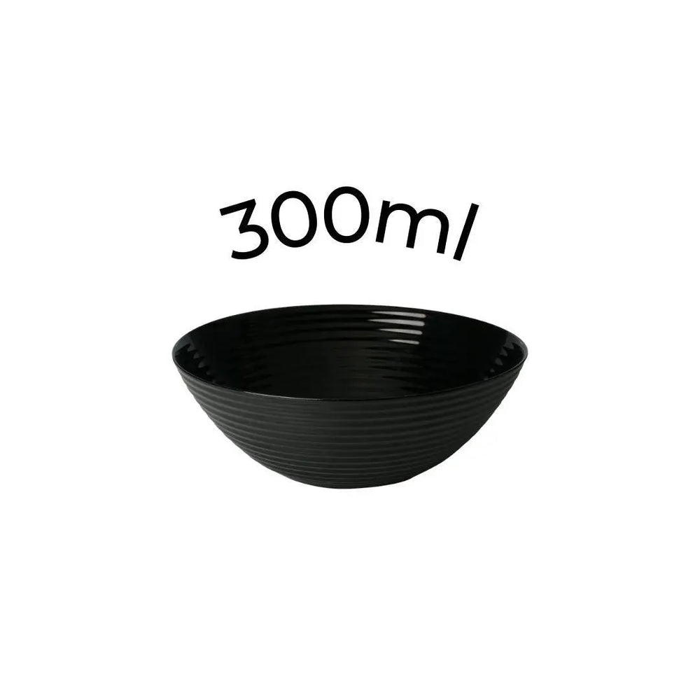 Bowl de Vidro Harena Black 16cm Lyor