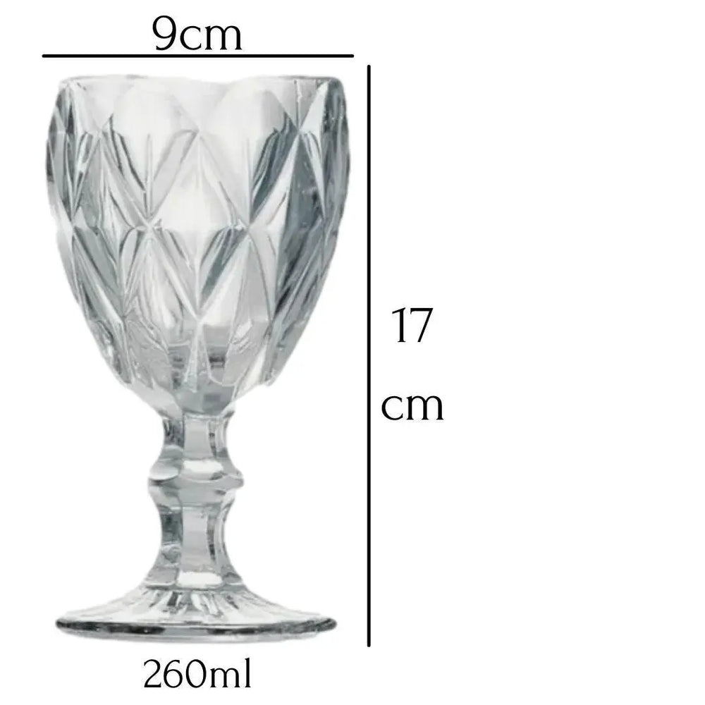 Taça Diamond Transparente Lyor