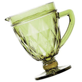 Jarra Diamond Verde com 20 cm e 1 Litros Lyor