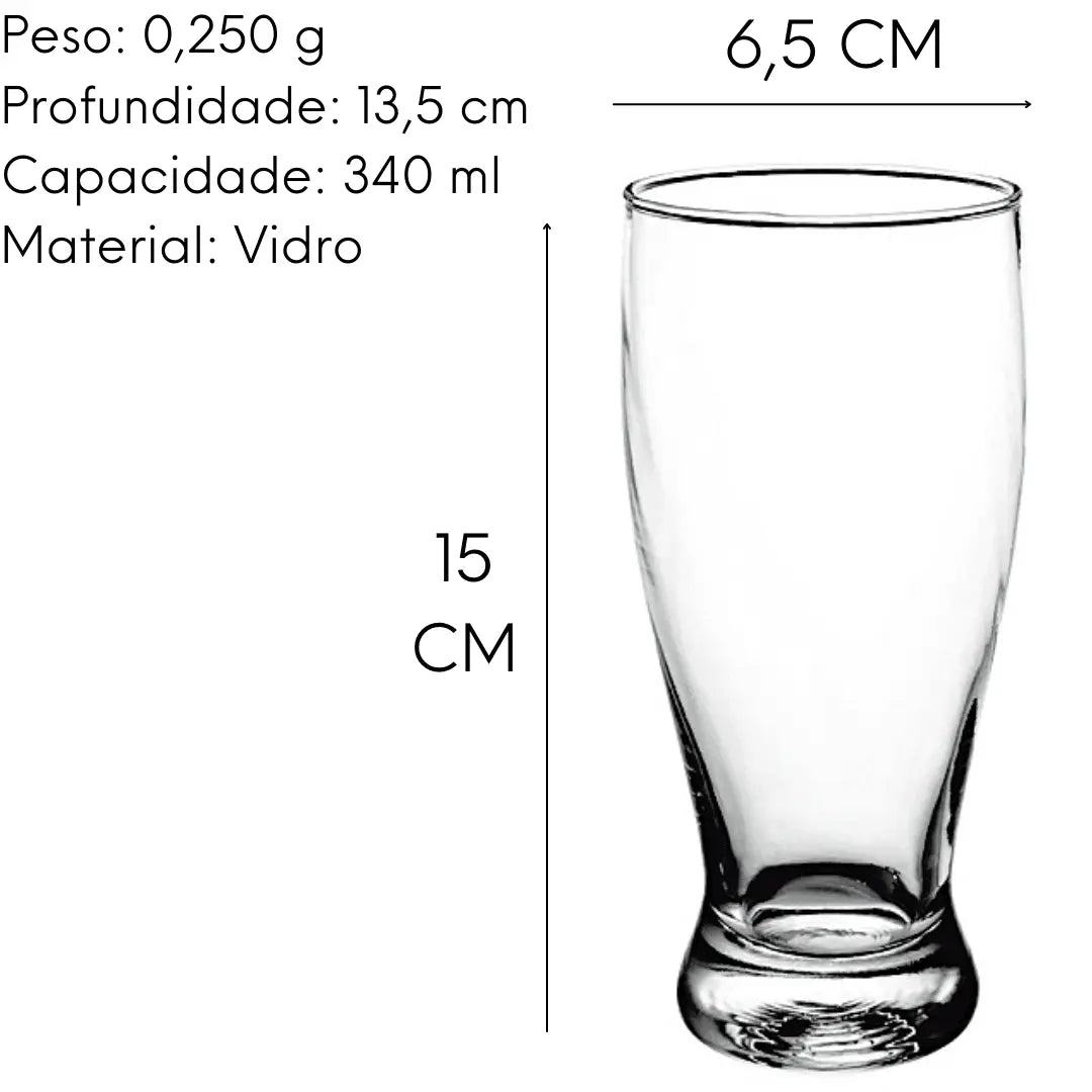 Copo Cerveja Lyor 340ml Tradicional Lyor