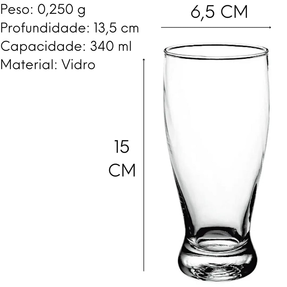 Copo Cerveja Lyor 340ml Tradicional Lyor