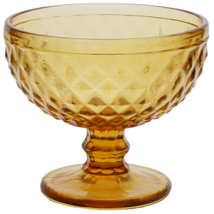 Taça de Sobremesa Bico de Abacaxi Âmbar Lyor