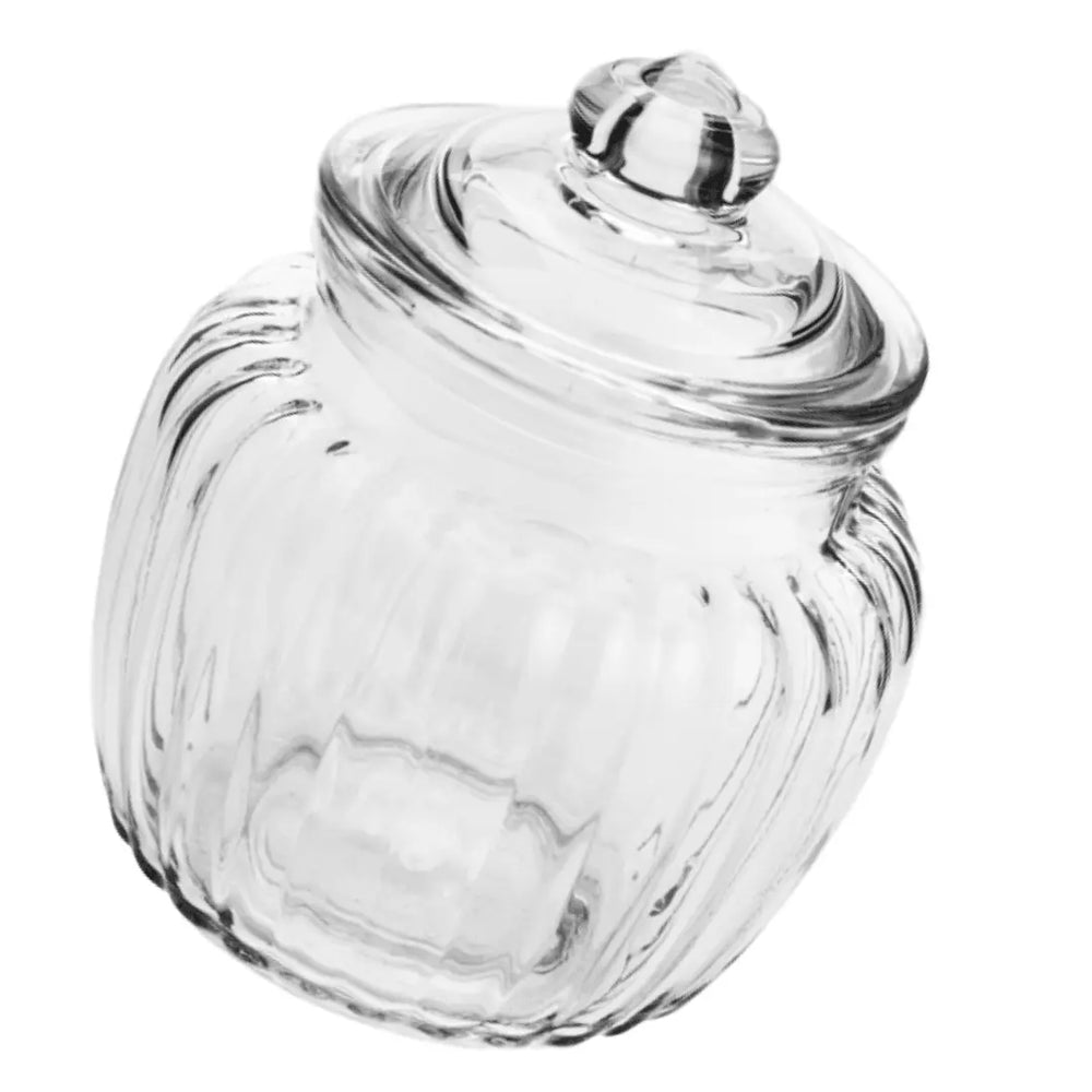 Pote Vidro Pietra Trabalhado para Doces 580 ml Lyor