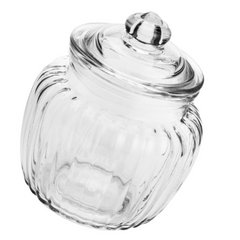 Pote Vidro Pietra Trabalhado para Doces 580 ml