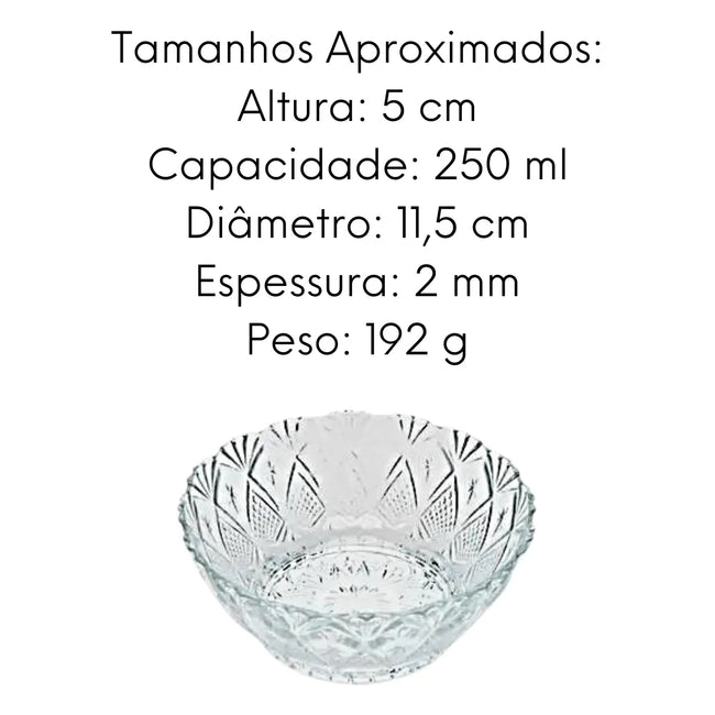 Molheira Bowl Vidro Decorado Lyor Main Image