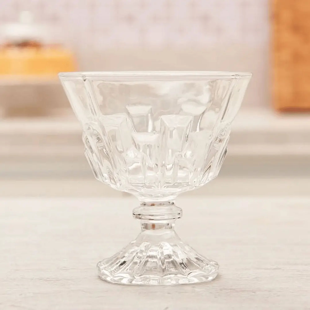 Taças Sobremesa Epoque 190ml Vidro Decorado Lyor