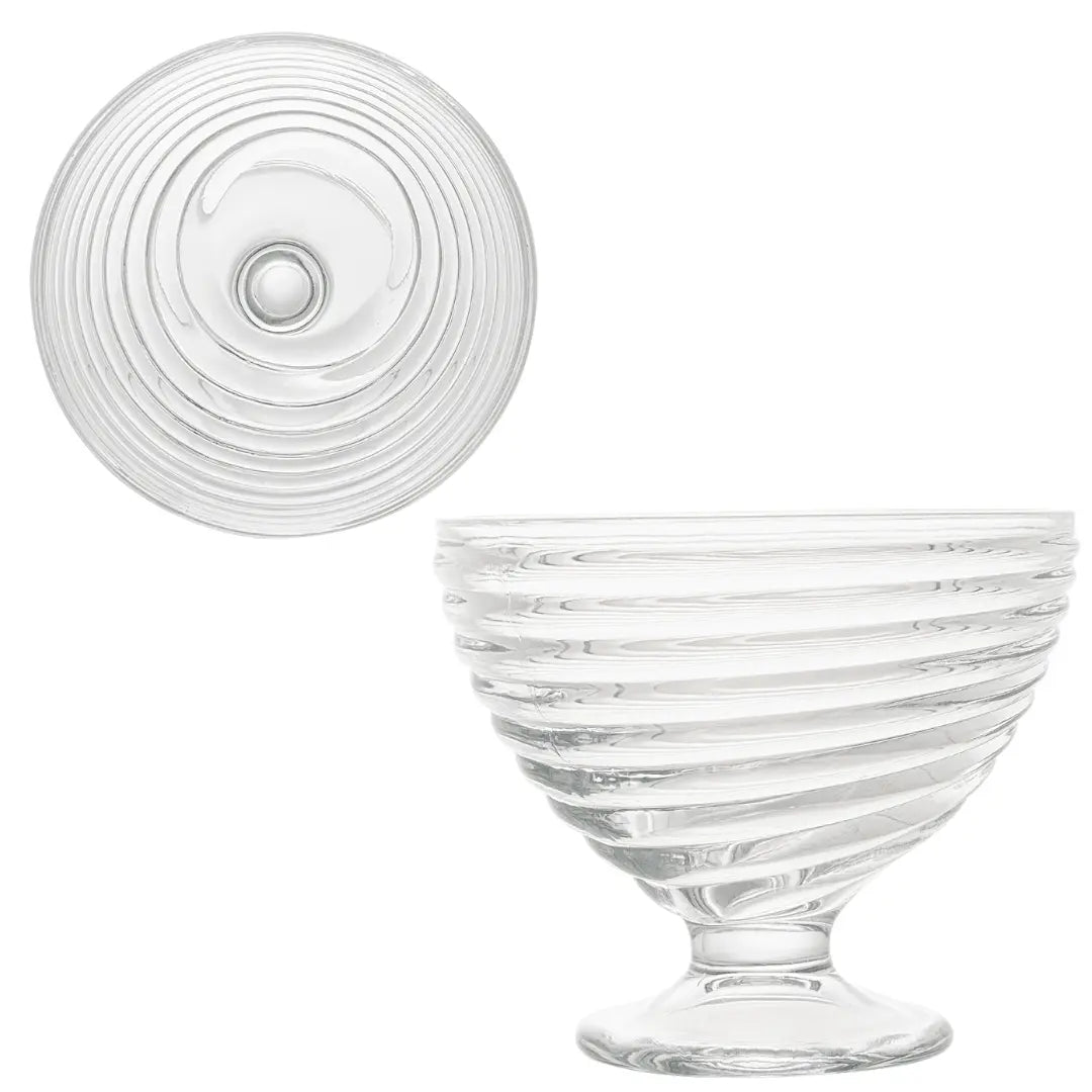 Taças Sobremesa Colmeia 10cm Vidro Lyor 200ml Lyor