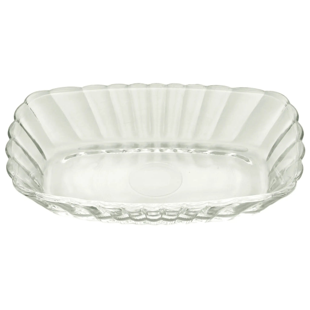 Travessa Waves 15cm Vidro Decorado Sobremesa Lyor