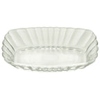 Travessa Waves 15cm Vidro Decorado Sobremesa Lyor