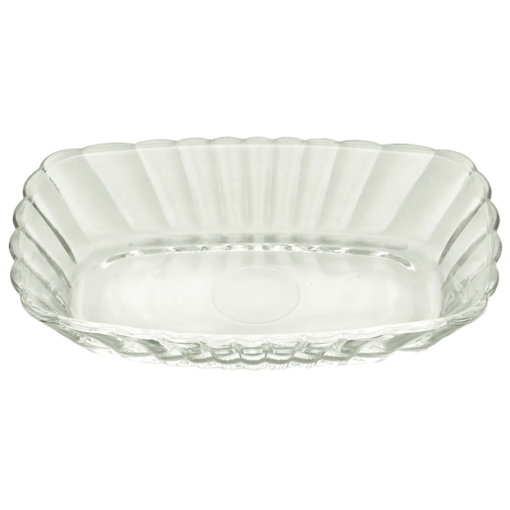 Travessa Waves 15cm Vidro Decorado Sobremesa Lyor