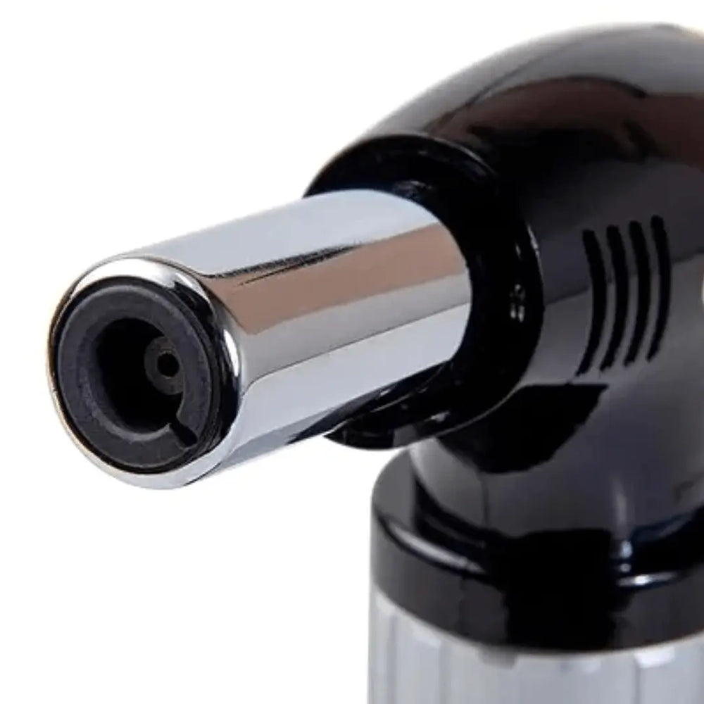 Maçarico Culinário Inox Preto E Branco Hercules