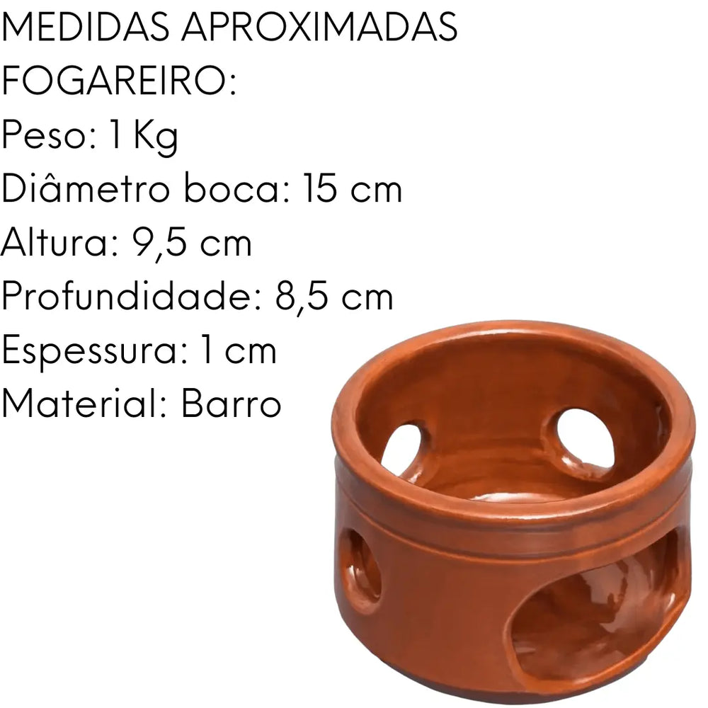 Fogareiro Profissional Redondo N°1 Motta