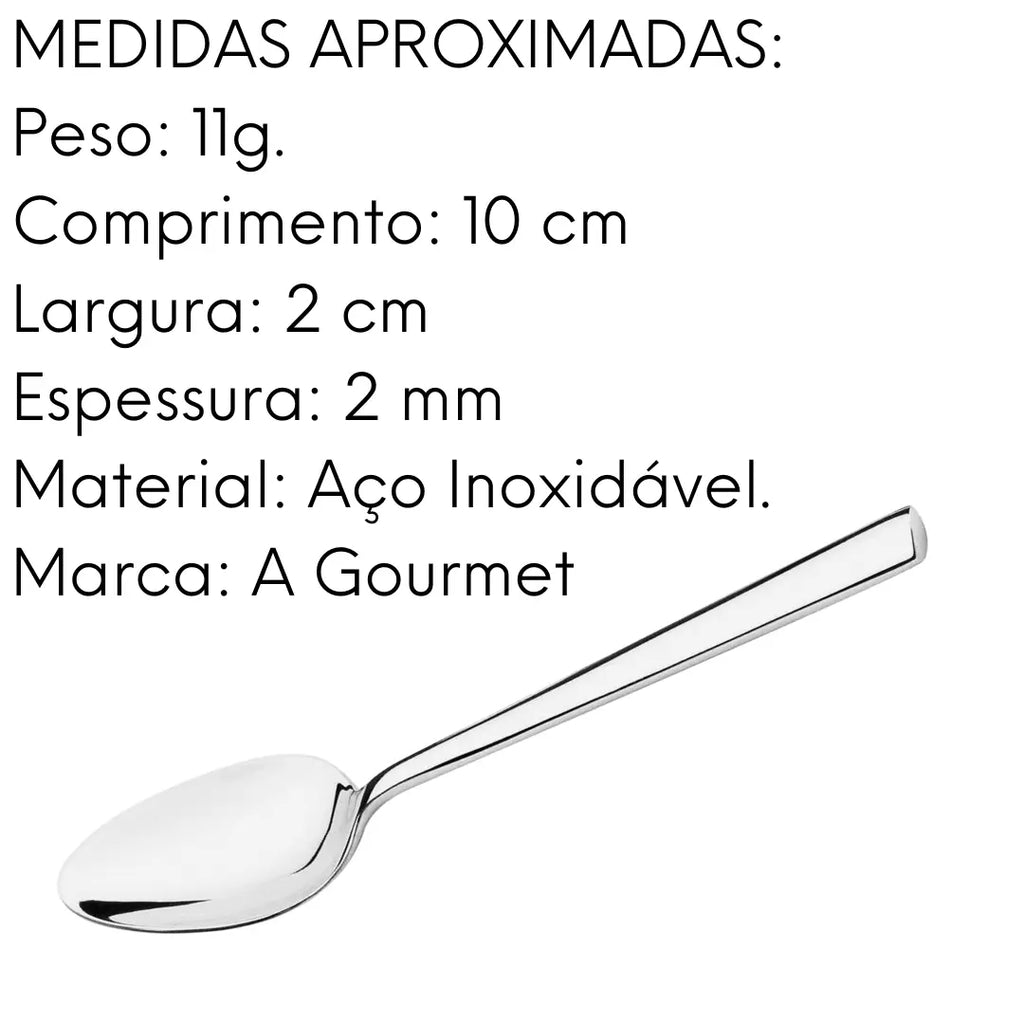Colher de Café Mykonos em Aço Inox Mykonos