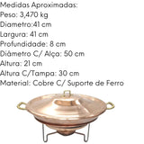 Rechaud De Cobre Completo MaisSul