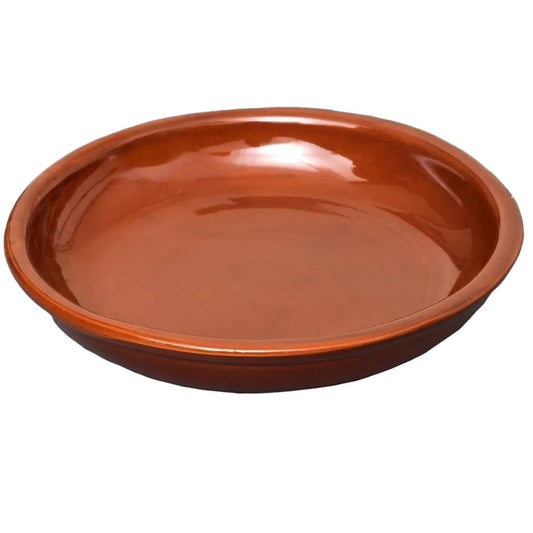 Prato Travessa Fundo Barro 22cm Feijoada Porção Buffet 800ml