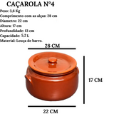 Caçarola N°4 Travessa Cumbuca 4,5L